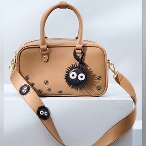New Studio Ghibli My Neighbor Totoro Soot Sprites Convertible Crossbody Bag